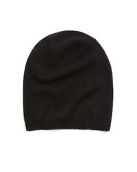 Saks Fifth Avenue | Black Cashmere Slouchy Hat for Men | Lyst