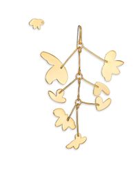 Marc By Marc Jacobs | Metallic Wire Wildflower Asymmetrical Earrings | Lyst