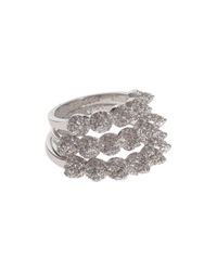 Eddie Borgo | Metallic Pave Eternity Cone Ring 3 Set | Lyst
