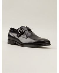 Tod's Single Strap Monk Shoes in Black for Men - Lyst