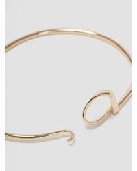 Helena Rohner | Metallic Lasso End Gold Plated Bangle Gold Plated | Lyst