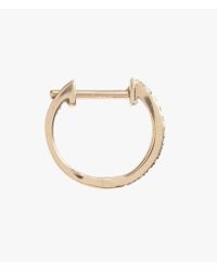 Ariel Gordon | Pink 14k Pave Huggie Earring | Lyst