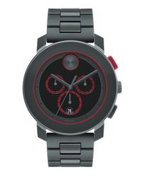 red movado bold