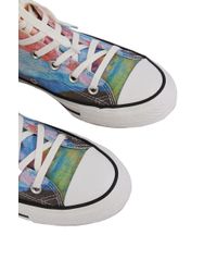 solar orange converse high tops