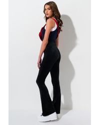 high waisted velour pants