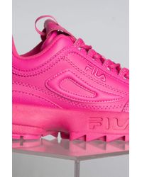 fila hot pink shoes