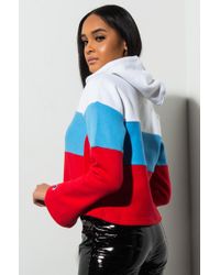 red crop champion hoodie