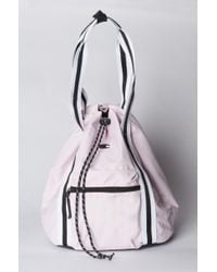 Free-form Sling Backpack in Pastel Pink 