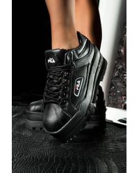 fila trailblazer wedge trainers