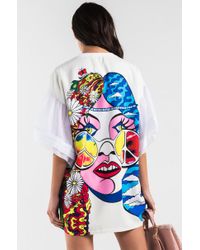 sequin graphic t shirt dress