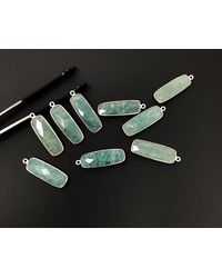 Akstar Gems Green Natural Amazonite Gemstone Charms