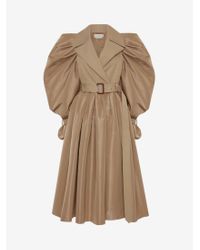 Alexander McQueen Brown Hybrid Exploded Trench Coat - Natural