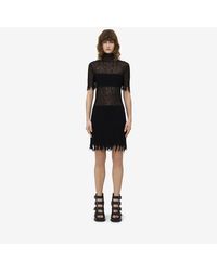 【MCQUEEN】ノットディテール ミニドレス McQueen ノットディテール ミニドレス ブラック | Lyst