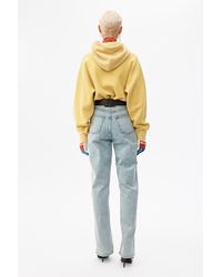 Alexander Wang Yellow Heavy French Terry Hoodie