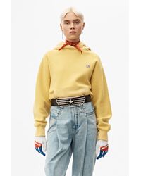 Alexander Wang Yellow Heavy French Terry Hoodie