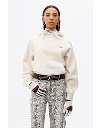 Alexander Wang Gray Heavy French Terry Hoodie