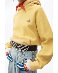 Alexander Wang Yellow Heavy French Terry Hoodie