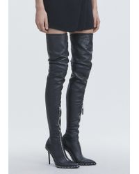 alexander wang thigh high boots