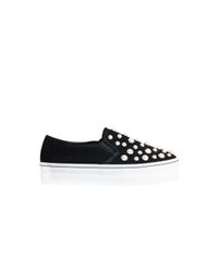 Alice + Olivia - Black Sasha Pearls Slip On Sneaker - Lyst