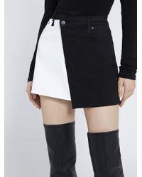 Amazing Two Tone Mini Skirt 