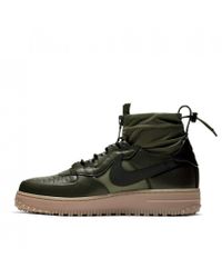 Nike Leather Air Force 1 Winter Gore-tex in Olive (Green) for Men | Lyst