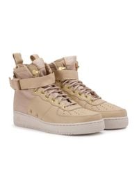 Nike Leather Nike Sf Air Force 1 Mid in Beige (Natural) for Men | Lyst  Australia