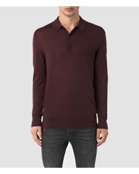 all saints knitted polo