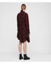 allsaints tala shirt dress