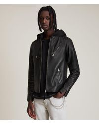 AllSaints Leather jackets for Men - Up to 64% off at Lyst.com