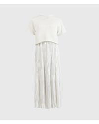 allsaints laze 2 in 1 dress