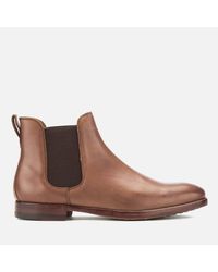 Polo Ralph Lauren Men's Dillian Leather Chelsea Boots in Tan (Brown) for  Men - Lyst