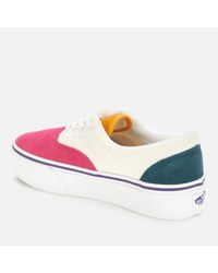 pink yellow green vans