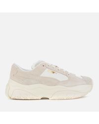 PUMA Suede Storm.y Soft Trainers in Beige (Natural) | Lyst