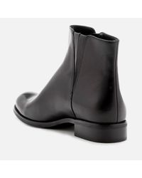 MICHAEL Michael Kors Leather Jaycie Flat Ankle Boots in Black - Lyst