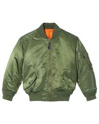 bright green bomber jacket