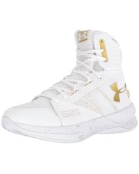 Under Armour Highlight Ace Volleyball Shoe in White | Lyst
