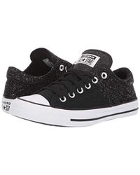 Converse Canvas Chuck Taylor All Star Madison Chunky Glitter Low Top  Sneaker in Black/White/Black (Black) - Lyst