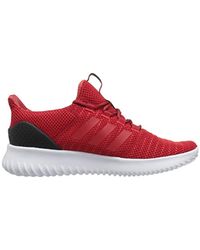 adidas men's cloudfoam ultimate  red