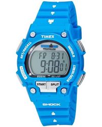 blue timex ironman watch