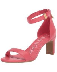 calvin klein strap heels