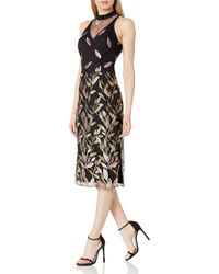 adrianna papell mock neck dress