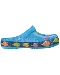 crocs with fish on them