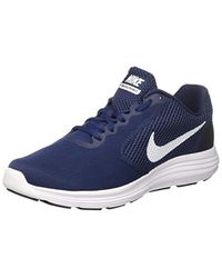 Nike Revolution 3 Trainers, Blue (midnight Navy/obsidian/white 406), 9 Uk  44 Eu for Men - Lyst