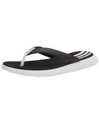 adidas memory foam flip flops