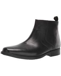 CLARKS Mens Tilden Zip Ii Waterproof Boot Ankle