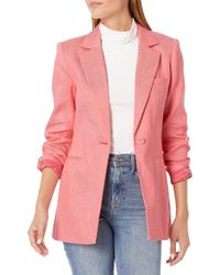 bcbg pink blazer