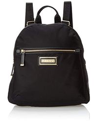 Calvin Klein Synthetic Belfast Nylon Key Item Backpack in Black/Gold  (Black) - Lyst