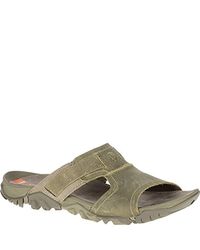 merrell men's telluride slide sandal