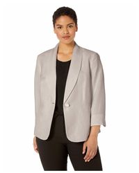 kasper houndstooth jacket