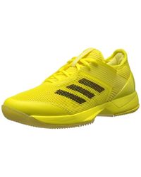 adidas Performance Adizero Ubersonic 3 W Tennis-shoes in Bright  Yellow/Black/White (Yellow) - Lyst